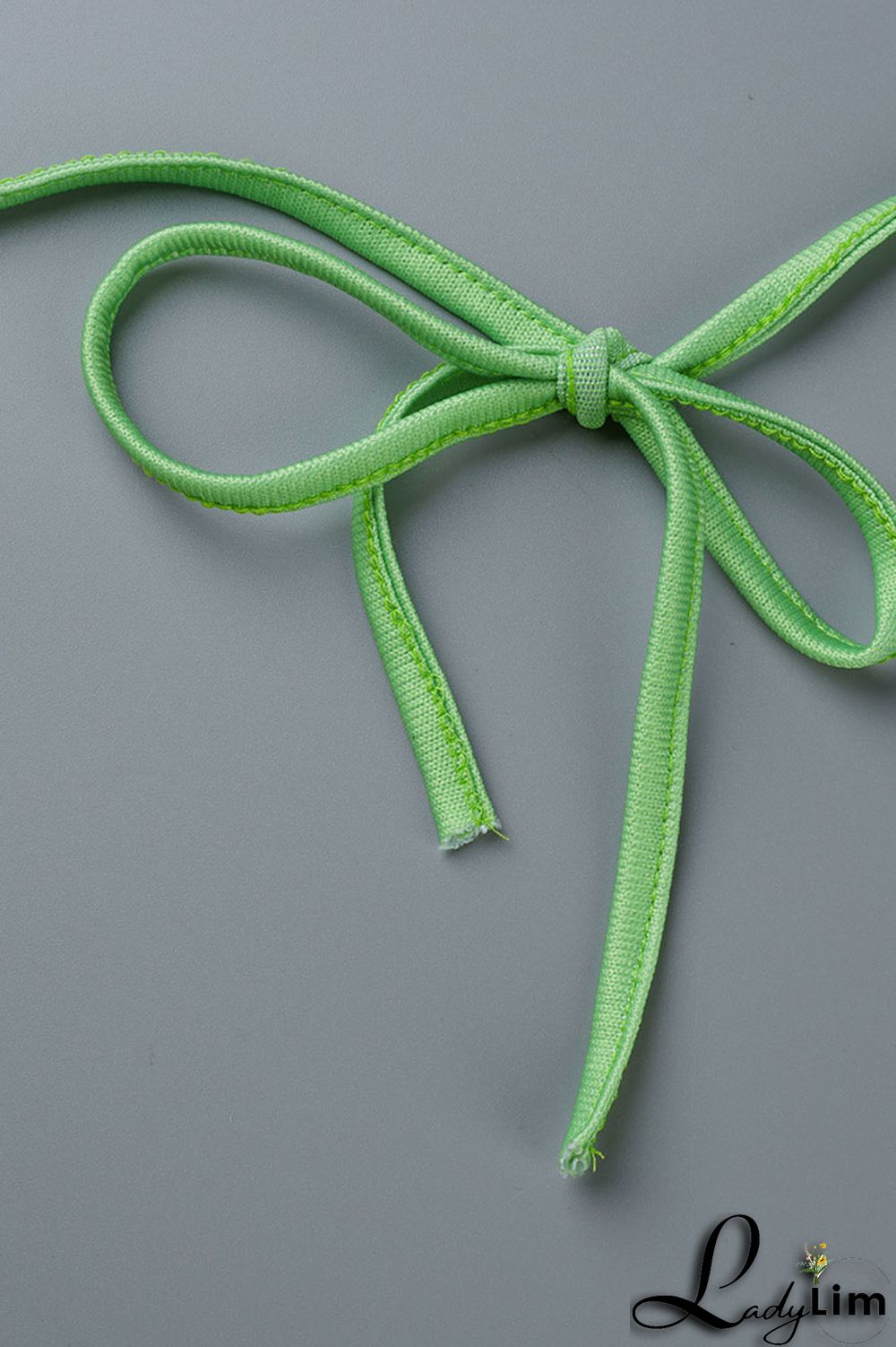 Green Sexy Print Bandage Patchwork Backless Halter Sleeveless Two Pieces