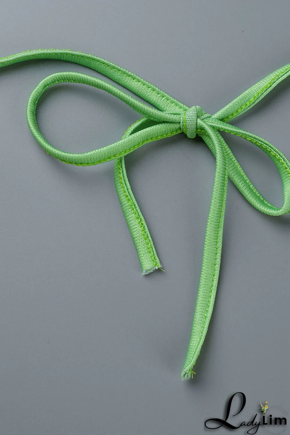 Green Sexy Print Bandage Patchwork Backless Halter Sleeveless Two Pieces