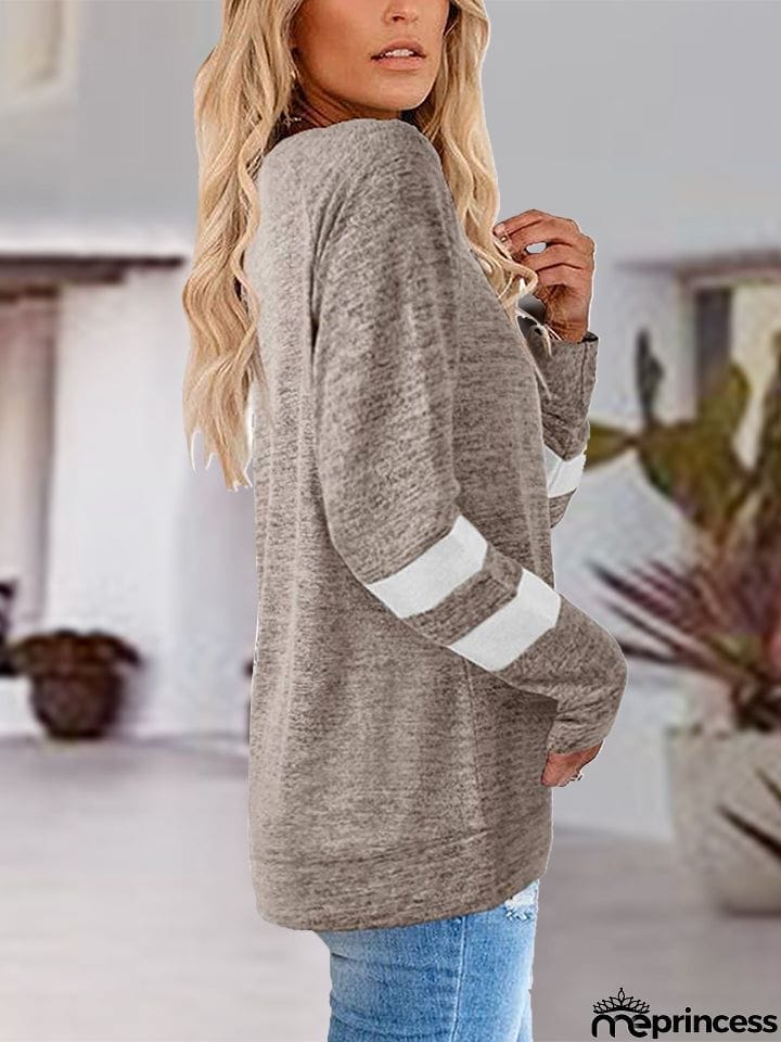 V-Neck Raglan Sleeve T-Shirt