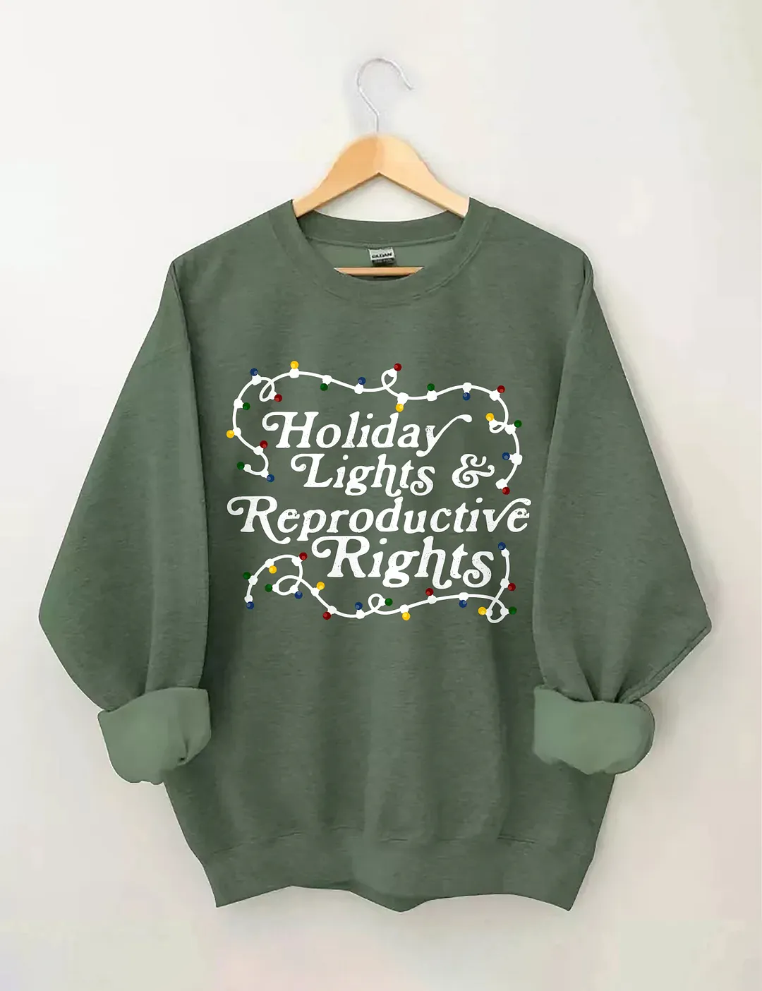 Holiday Lights & Reproductive Rights Sweatshirt