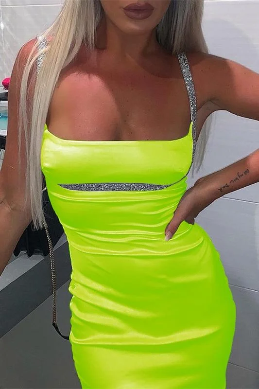 Sexy Backless Sling Tight-Fit Dress