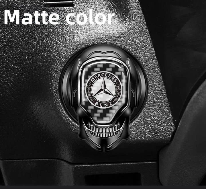 Car one-button start protection cover decorative ignition switch button
