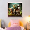 Yoda Star Wars-11CT Stamped Cross Stitch 40*40cm