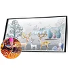 (80*40cm)Elk - Full Round Drill Diamond Painting