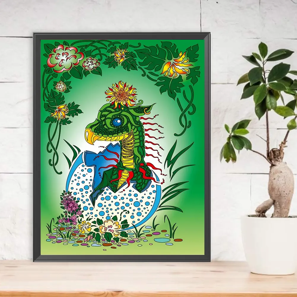 Full Round Diamond Painting 30*40cm - Dragon