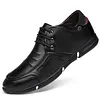 Men Microfiber Leather Comfy Non Slip Business Casual Shoes -Dress Shoes