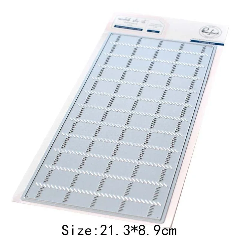 Metal Cutting Dies long Rectangular strip background card Scrapbooking Stencil Cut Die For DIY Card Crafts Handmade