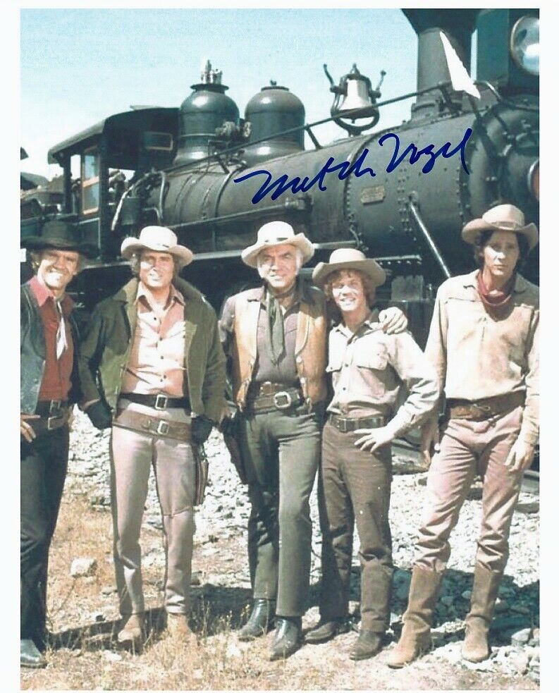 MITCH VOGEL hand-signed BONANZA 8x10 authentic w/ coa FINAL SEASON CAST PORTRAIT