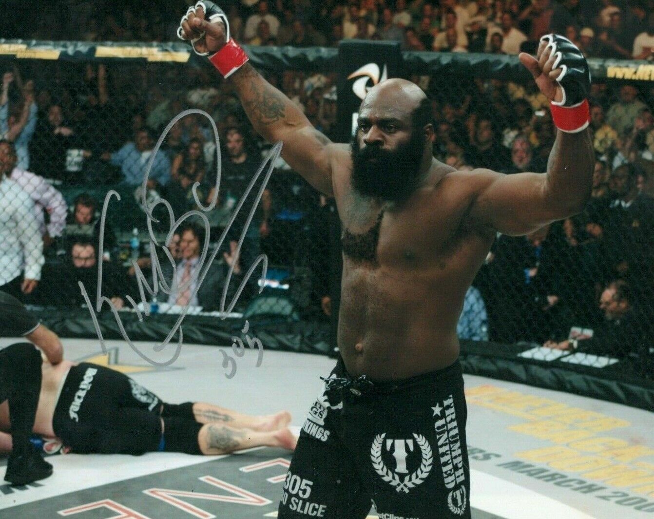 Kimbo Slice Autographed Signed EliteXC UFC Legend 8x10 Photo Poster painting REPRINT