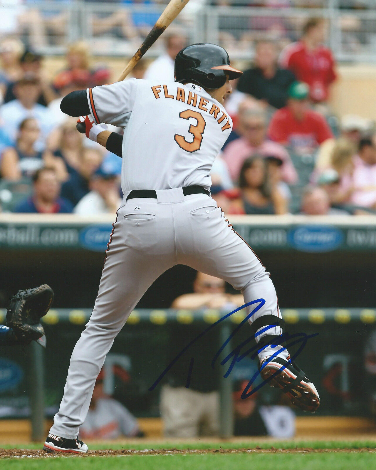 **GFA Baltimore Orioles *RYAN FLAHERTY* Signed 8x10 Photo Poster painting R3 COA**