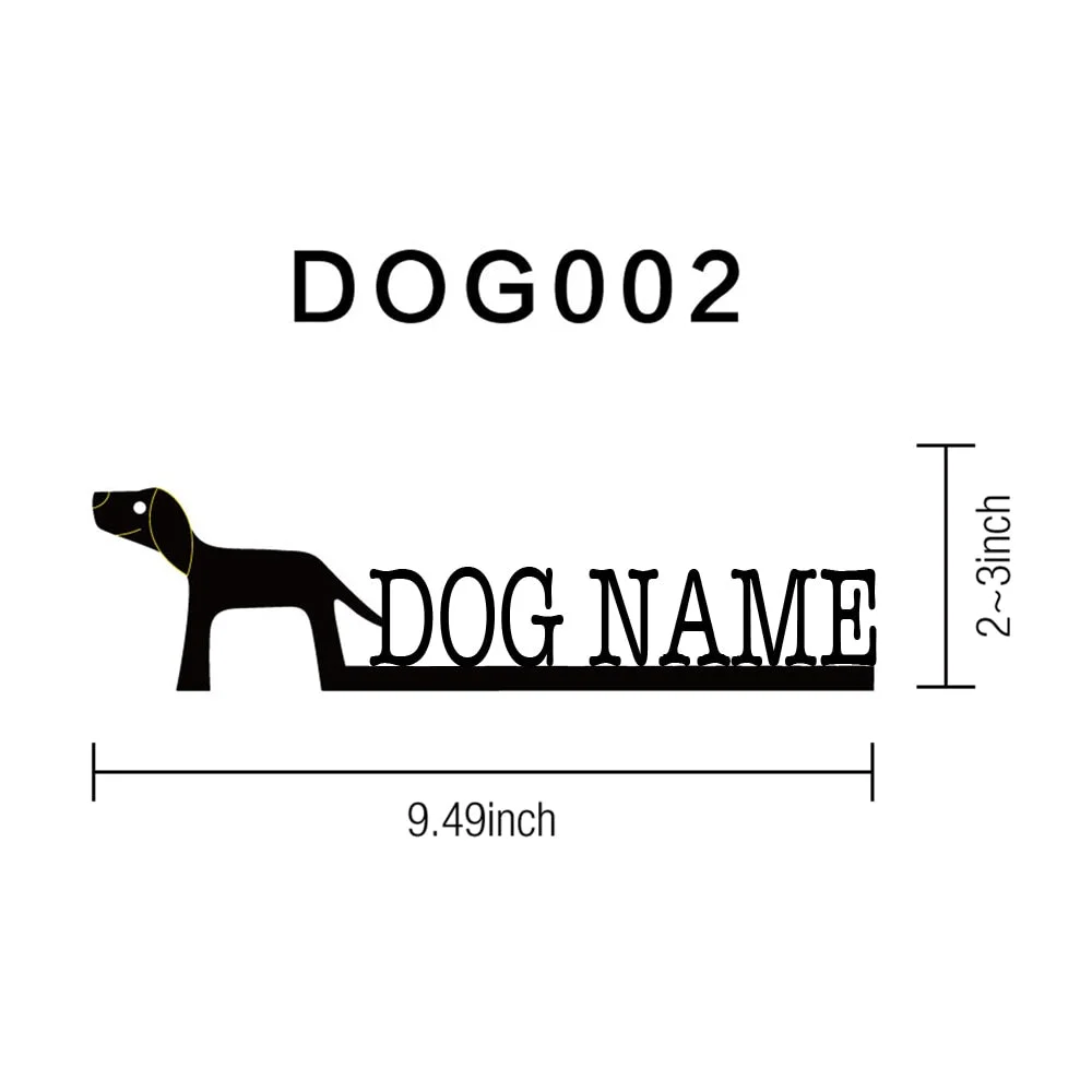 Customizable Dog Wood Names Figurines Home Decor Personalized Puppy Carved Ornament For Home Decoration Modern