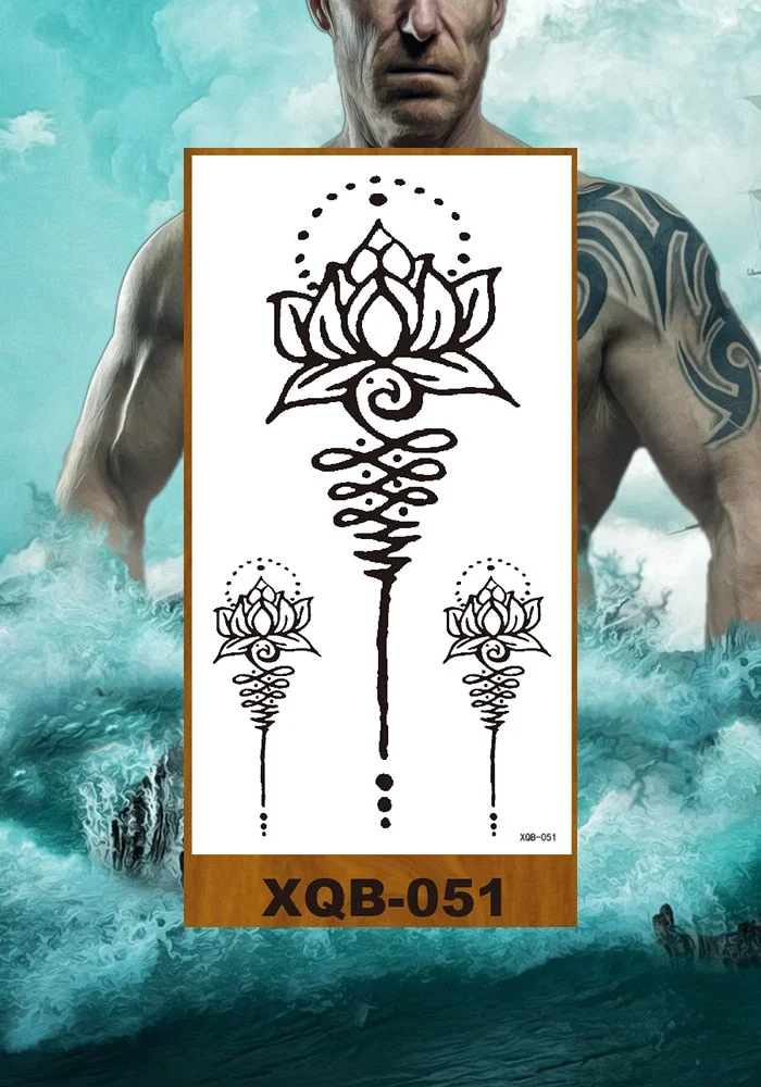 Temporary Tattoo Sticker Man Woman Arm Body Art Fake Tatoo Buddha Bodhisattva Believer Religion Valkyrie Female Warrior Goddess