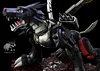 War Greymon & Metal Garurumon - Digimon Resin Statue - Tyrannosaurus Rex Studios