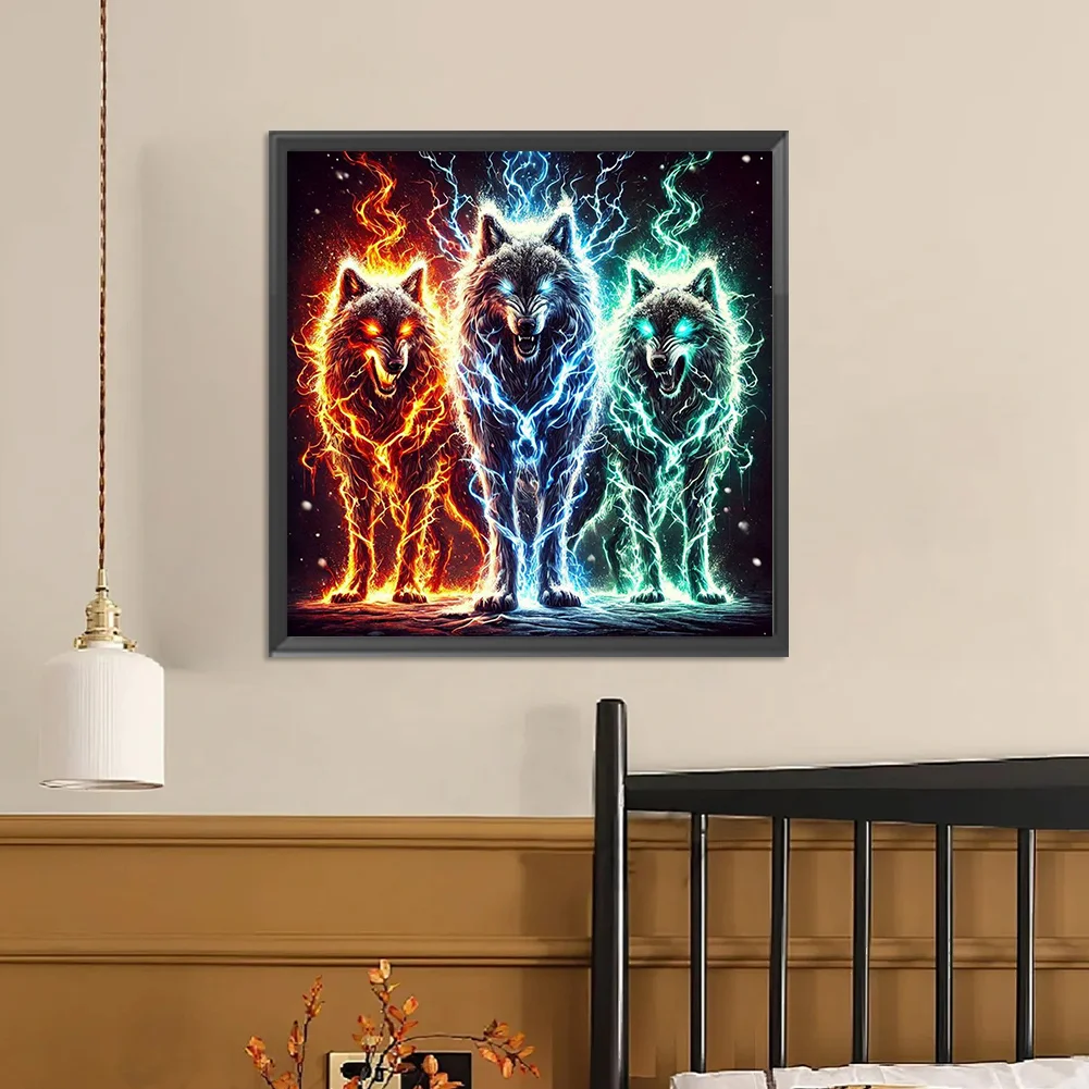Diamond Painting - Full Square Drill - Wolf(Canvas|45*45cm)