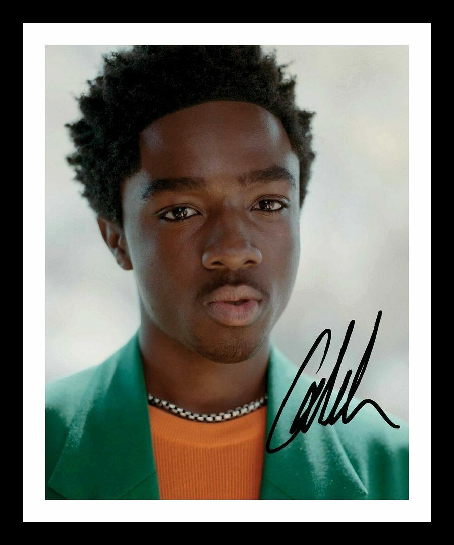 Caleb McLaughlin Autograph Signed & Framed Photo Poster painting