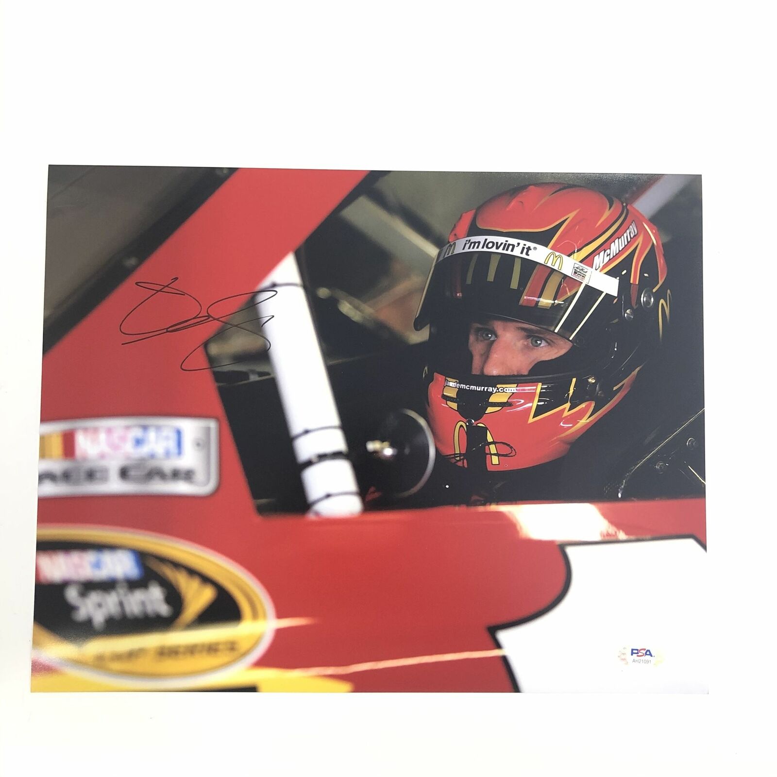 Jamie McMurray Signed 11x14 Photo Poster painting PSA/DNA Autographed NASCAR