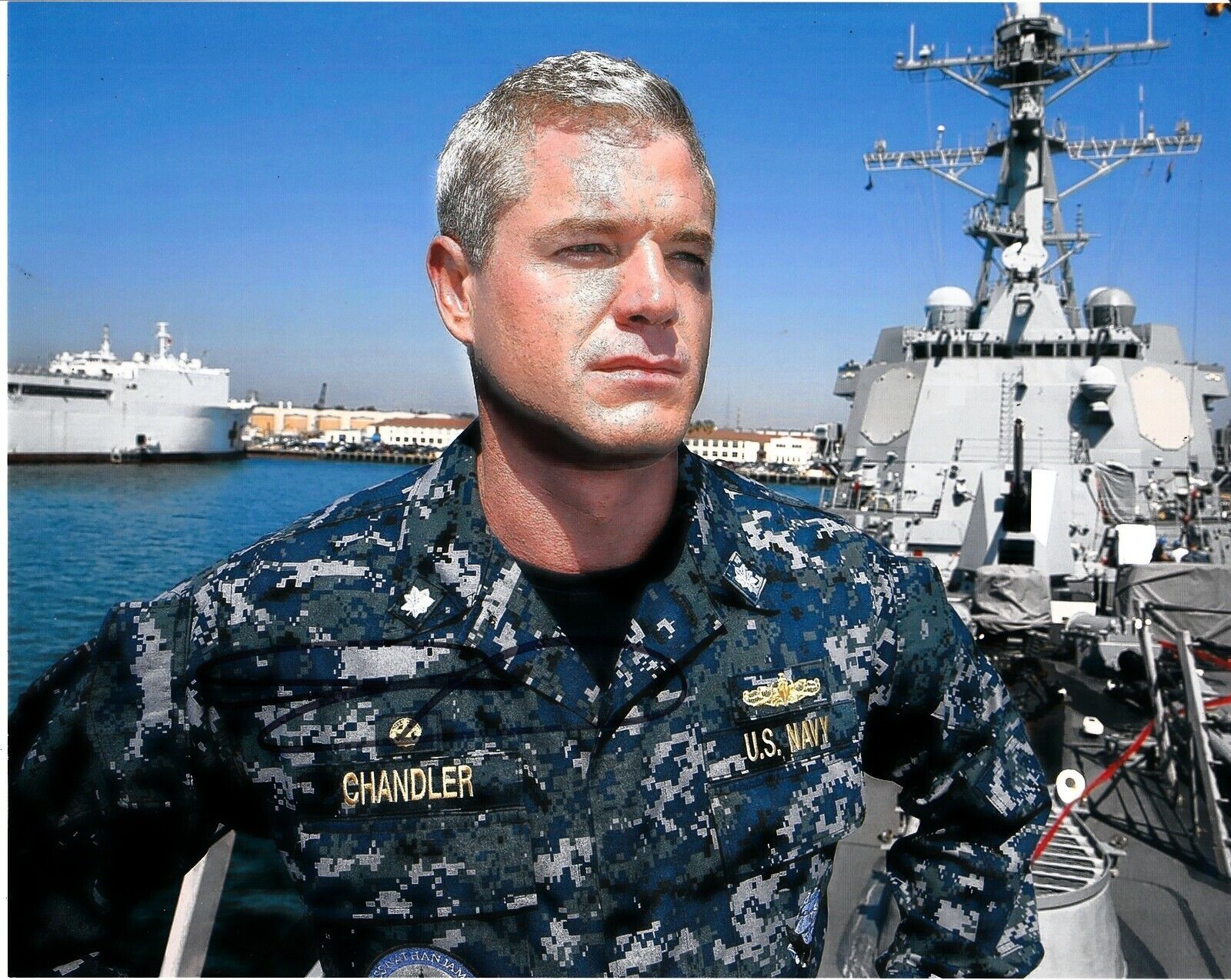 ERIC DANE SIGNED THE LAST SHIP Photo Poster painting UACC REG 242 (2)