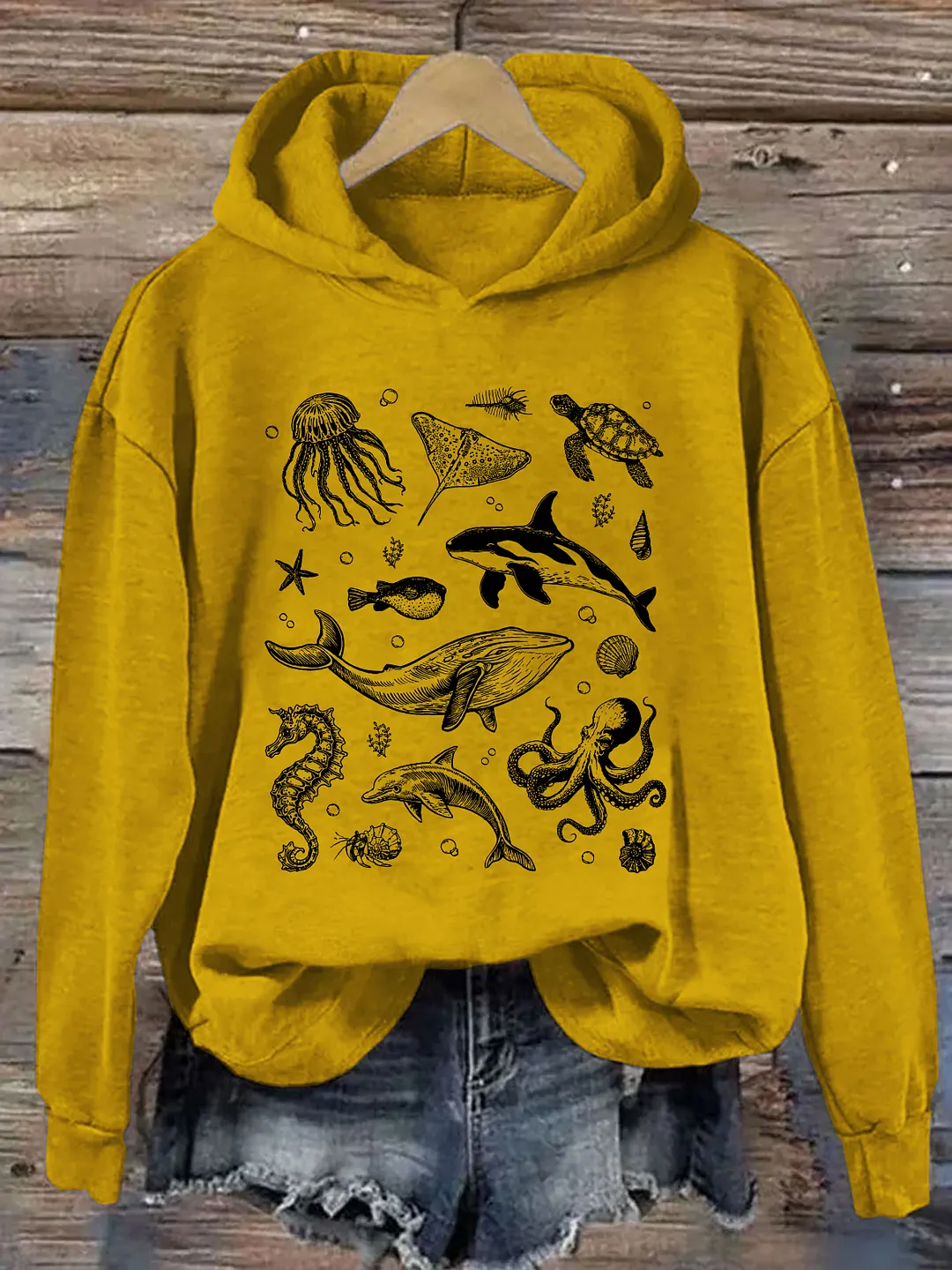 Sea Animals Hoodie