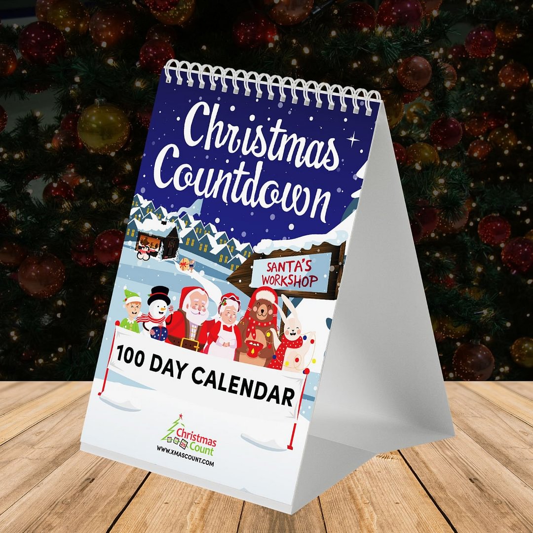 100 Day Christmas Countdown Calendar Gift