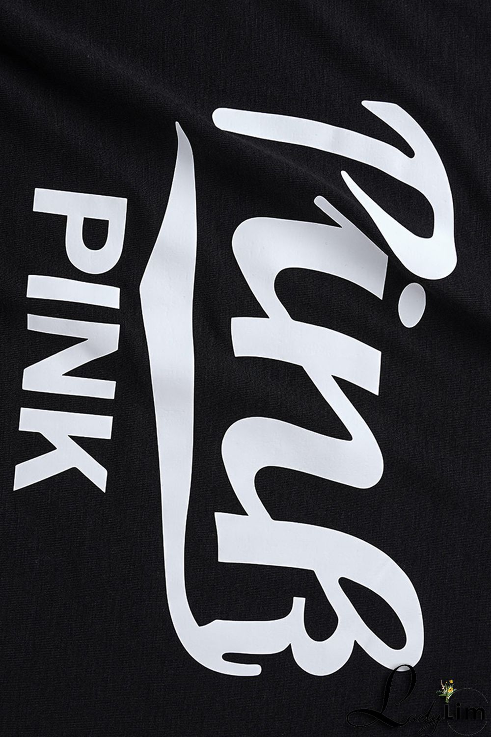 Grey Fashion Casual Letter Print Basic O Neck Plus Size Two Pieces