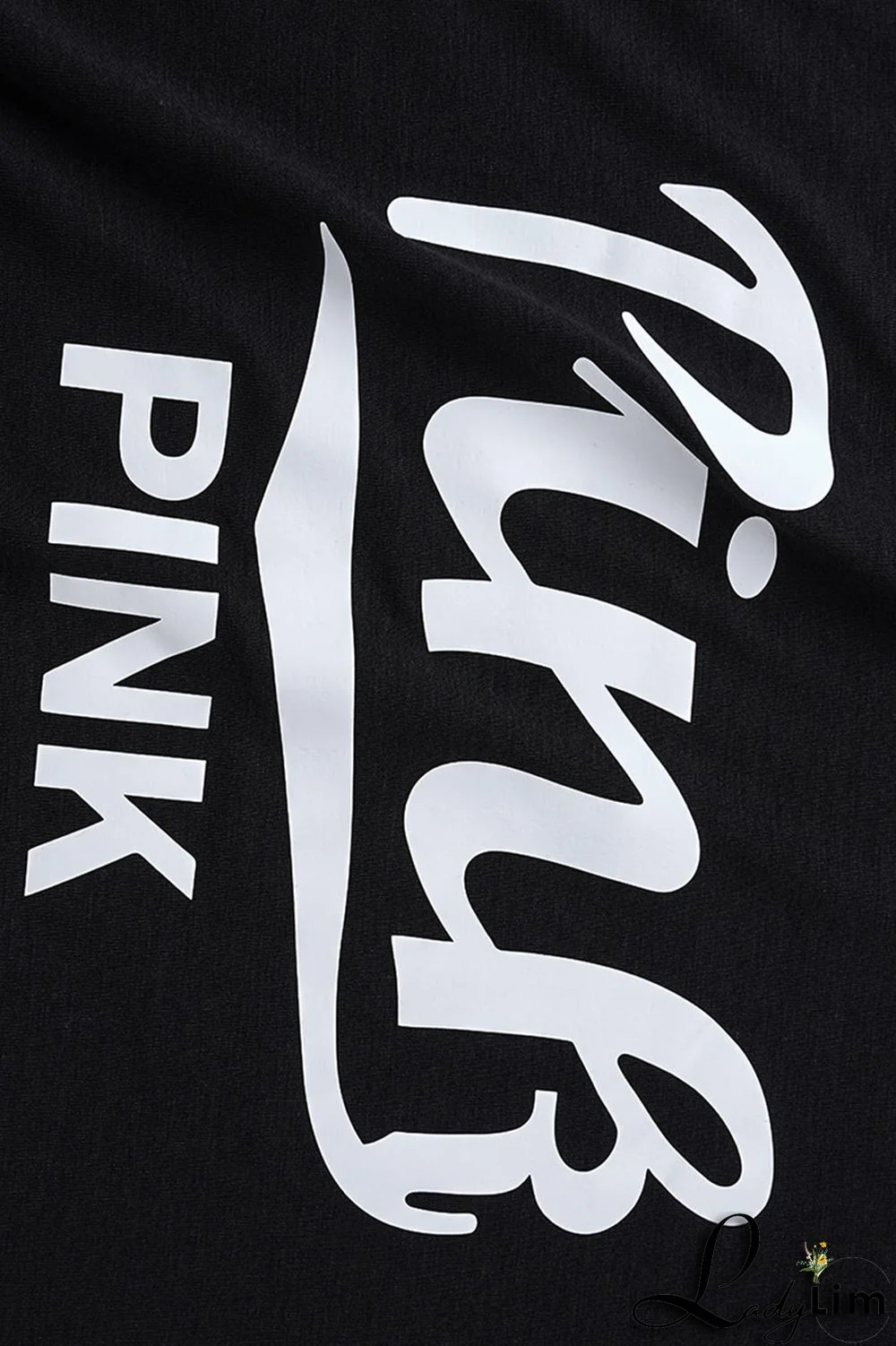 Grey Fashion Casual Letter Print Basic O Neck Plus Size Two Pieces