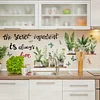Natural Plants Love Home Wall Sticker Kitchen Room Decor