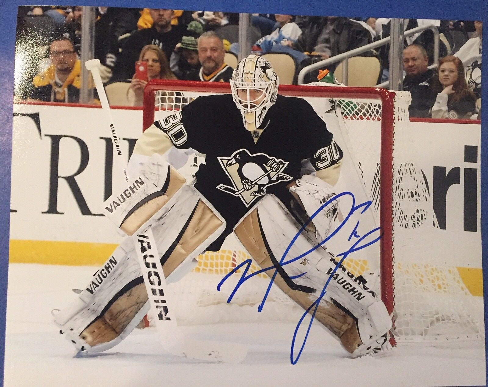 Matt Murray Signed Pittsburgh Penguins 8x10 Photo Poster painting Proof