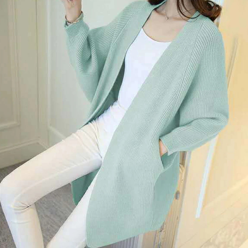 Woman Casual Loose Knitted Cardigans