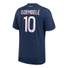 O.DEMB&Eacute;L&Eacute; #10 PSG Home Authentic Soccer Jersey 2024/25