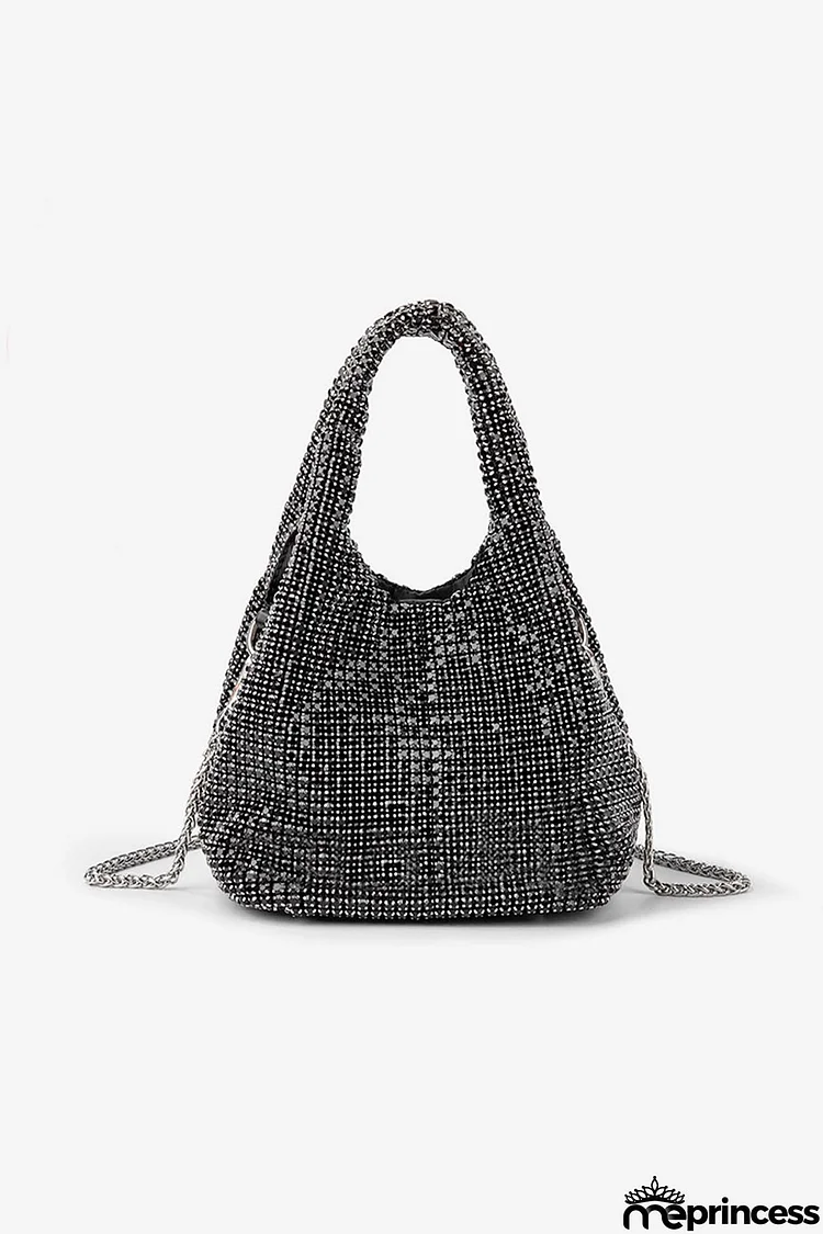 Rhinestone Bucket Handbag Crossbody Bag