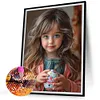 >SALE<5D DIY Full Round Drill Diamond Painting Fairy Kit Home Decor Art Craft 30x40cm