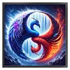 Tai Chi-Ice Fire Phoenix-11CT Stamped Cross Stitch 45*45cm/17.72*17.72in