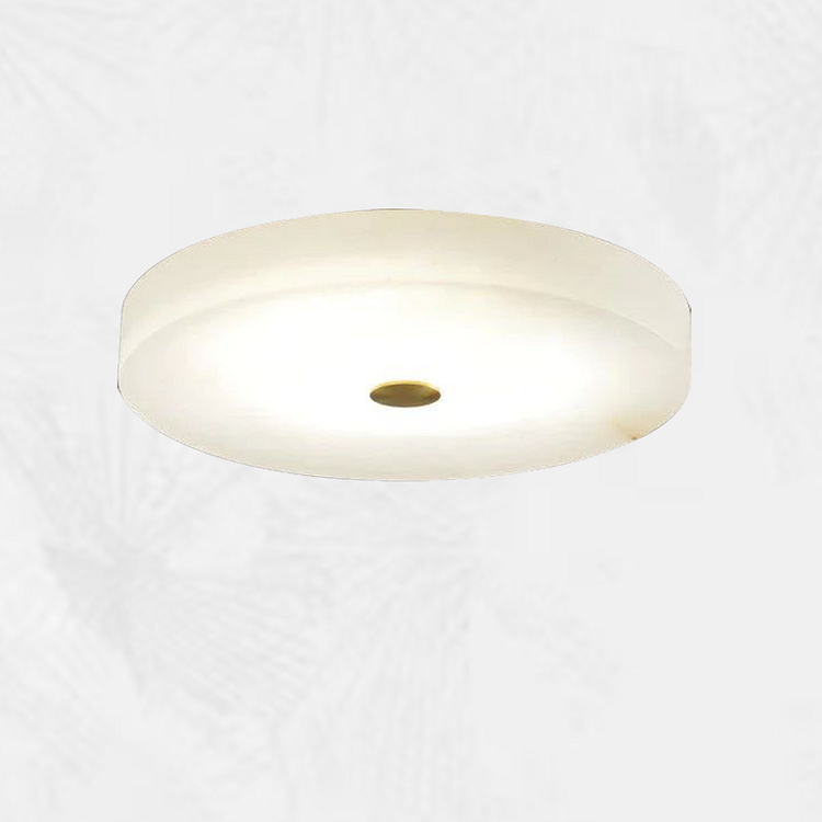 Culoud Modern Round Alabaster Ceiling Flush Mounted Light