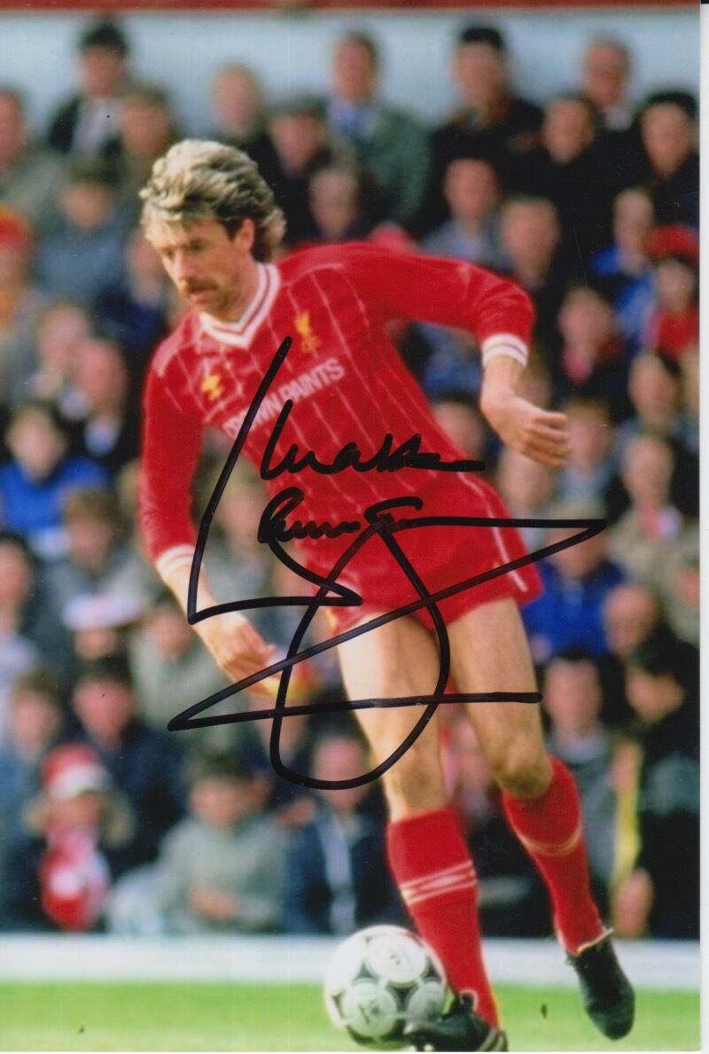 LIVERPOOL HAND SIGNED MARK LAWRENSON 6X4 Photo Poster painting 1.