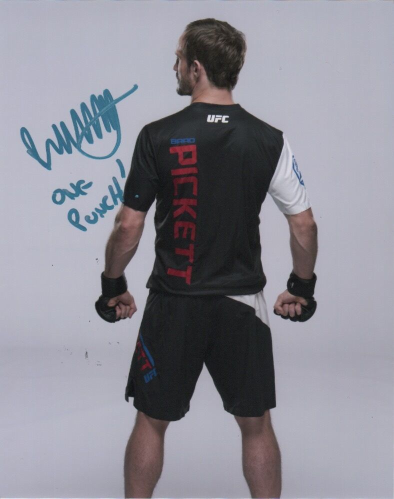 UFC Brad Pickett Signed Autographed 8x10 Photo Poster painting COA