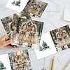 6PCS DIY Diamond Art Greeting Cards Christmas Girls Congratulations Cards & Gift