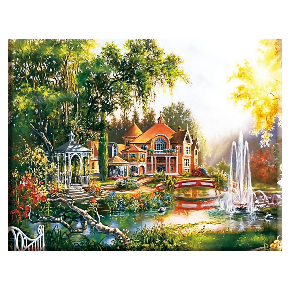 

Landscape - 14CT Counted Cross Stitch - 56*46CM, 501 Original