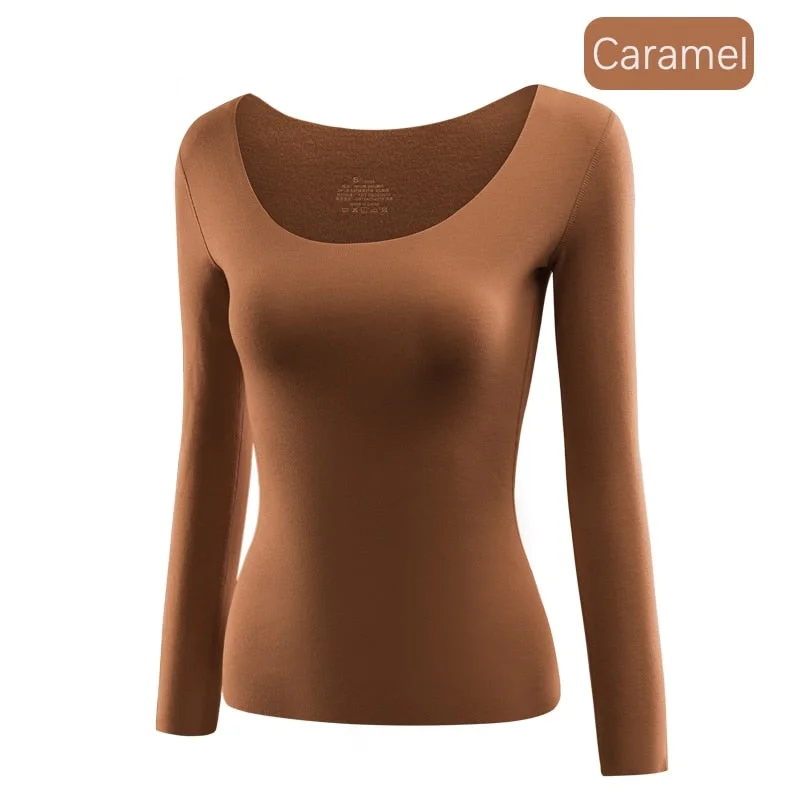 Seamless Bodysuits Women Velvet Lingerie Winter Warm Thermal Underwear Long Sleeve Sexy Women's Intimates Underwear & Sleepwears