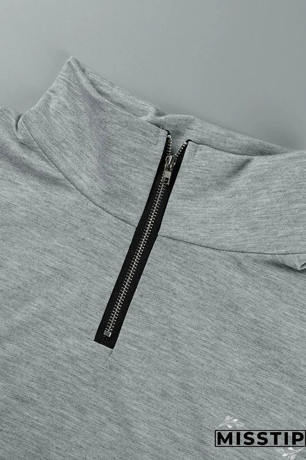 Coffee Casual Sportswear Solid Hollowed Out Patchwork Zipper Collar Long Sleeve Two Pieces