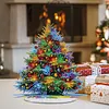 Neon Christmas Tree Diamond Dot Painting Ornament DIY Double Sided Acrylic