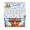DIY Diamond Painting Special Shape Desktop Cabin Calendar Organizer Box Kit(Cute Yak)