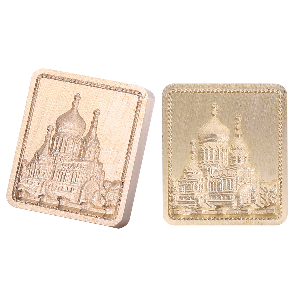 

Cathedral Antique Sealing Replace Copper Head 21*24mm - Wax Seal Stamp, 501 Original