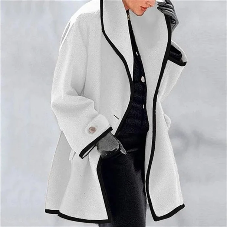 Women's autumn and winter woolen coat