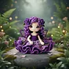 Rose Flower Fairy Crochet Kit for Beginners - Amigurumi DIY Doll Set with Step-by-Step Tutorial