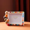 Harvest DIY Building Block Photo Frame Kit,Creative Handmade Assembled Photo Frame Handmade Craft Gift Home Tabletop Display Decor