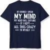 My Mind Printed Men's Short Sleeves T-Shirt