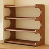 Table Organizer Shelf, Arc-Modeling, Small Countertop Storage Rack, Save Space, Multifunction Display Shelf, Open Tabletop BookShelf, for Home Decor