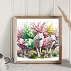 >SALE<Full Embroidery Eco-Cotton Thread 11CT Print Wolves Cross Stitch Kit 50x50cm