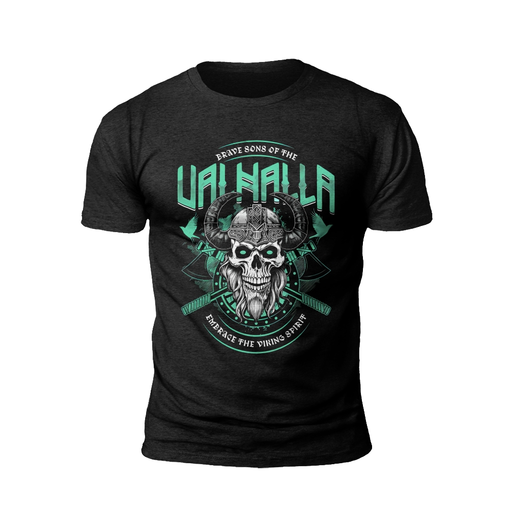 Valhalla's Call: Embrace the Viking Spirit T-shirt