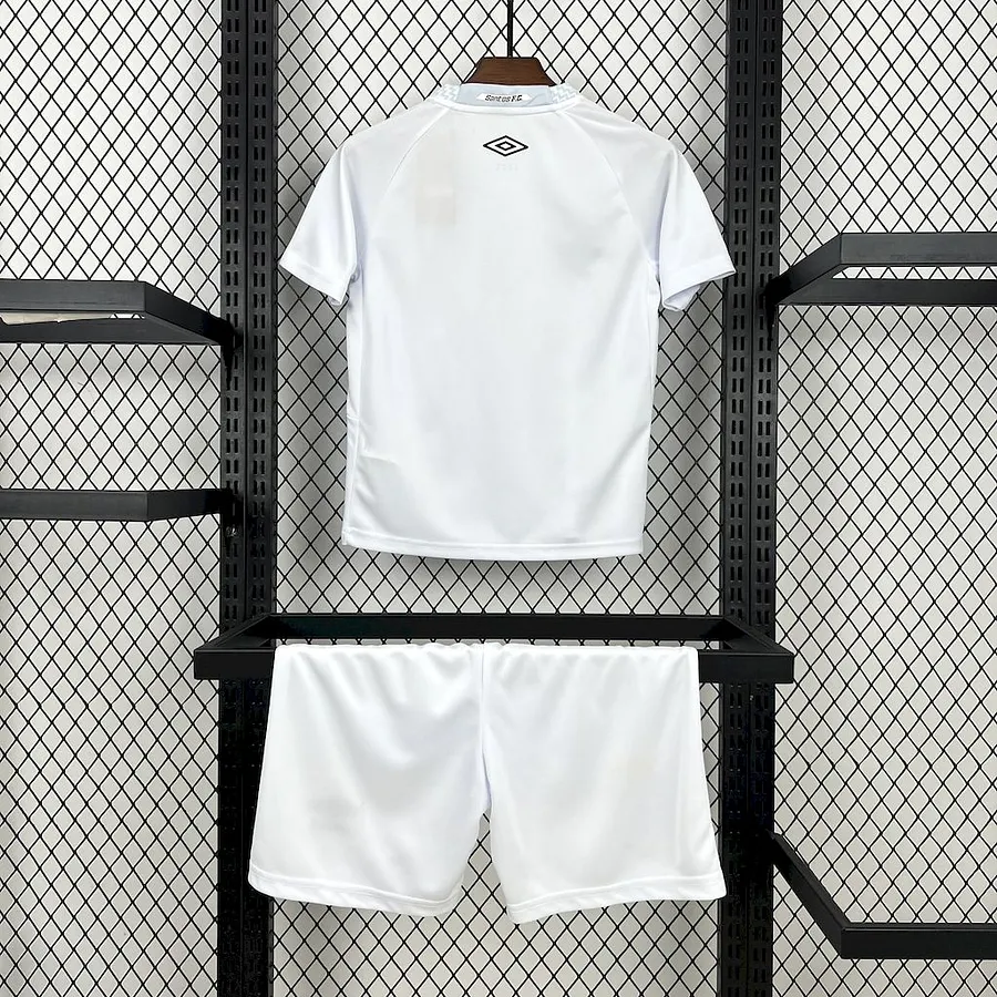 Maillot De Sport JAKO Santos Ka Pour Enfant - Coupe Mixte - 100% Polyester - Impression Sublimation Qualité Supérieure Avec Rayures - Col V Bicolore